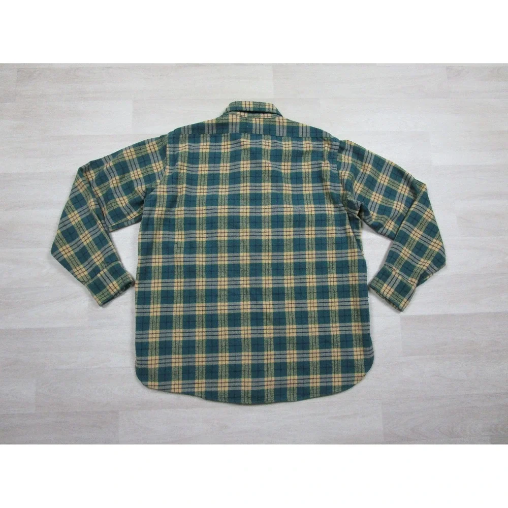 Vintage 80s 90s LL Bean Timberline Flannel‎ Shirt Men's (16) Plaid